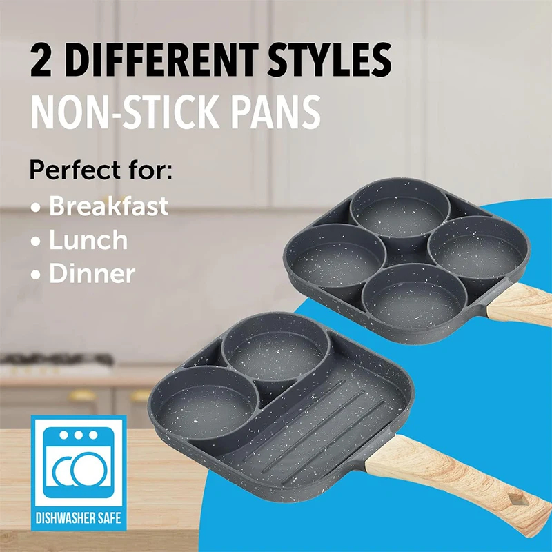 Pancake Egg Frying Pan 4 Cups  - Egg Waffle Pan recension och pris